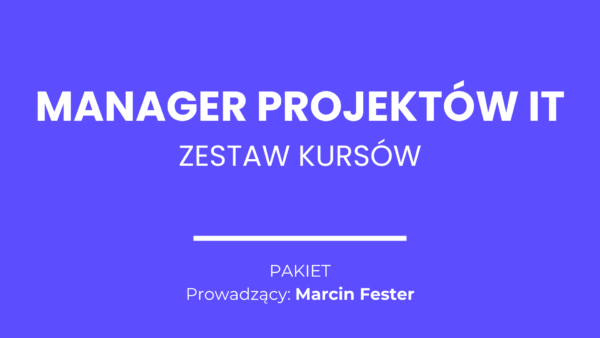 Pakiet: Manager Projektów IT​ - promocja